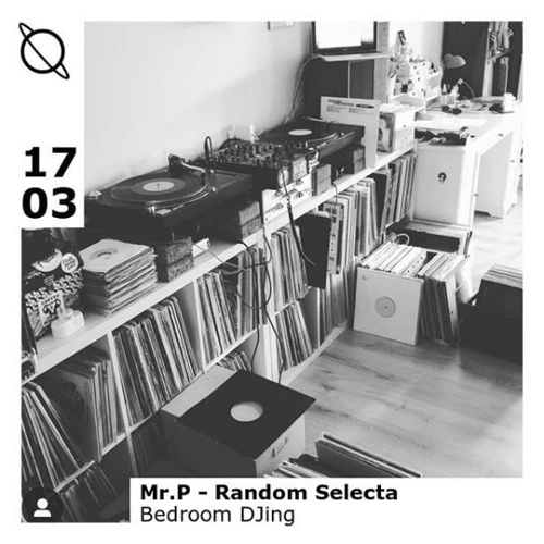 Bedroom Djing w/ MrP ''Random Selecta'' Soundcloud podcast image for
