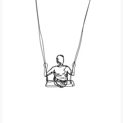 On a swing