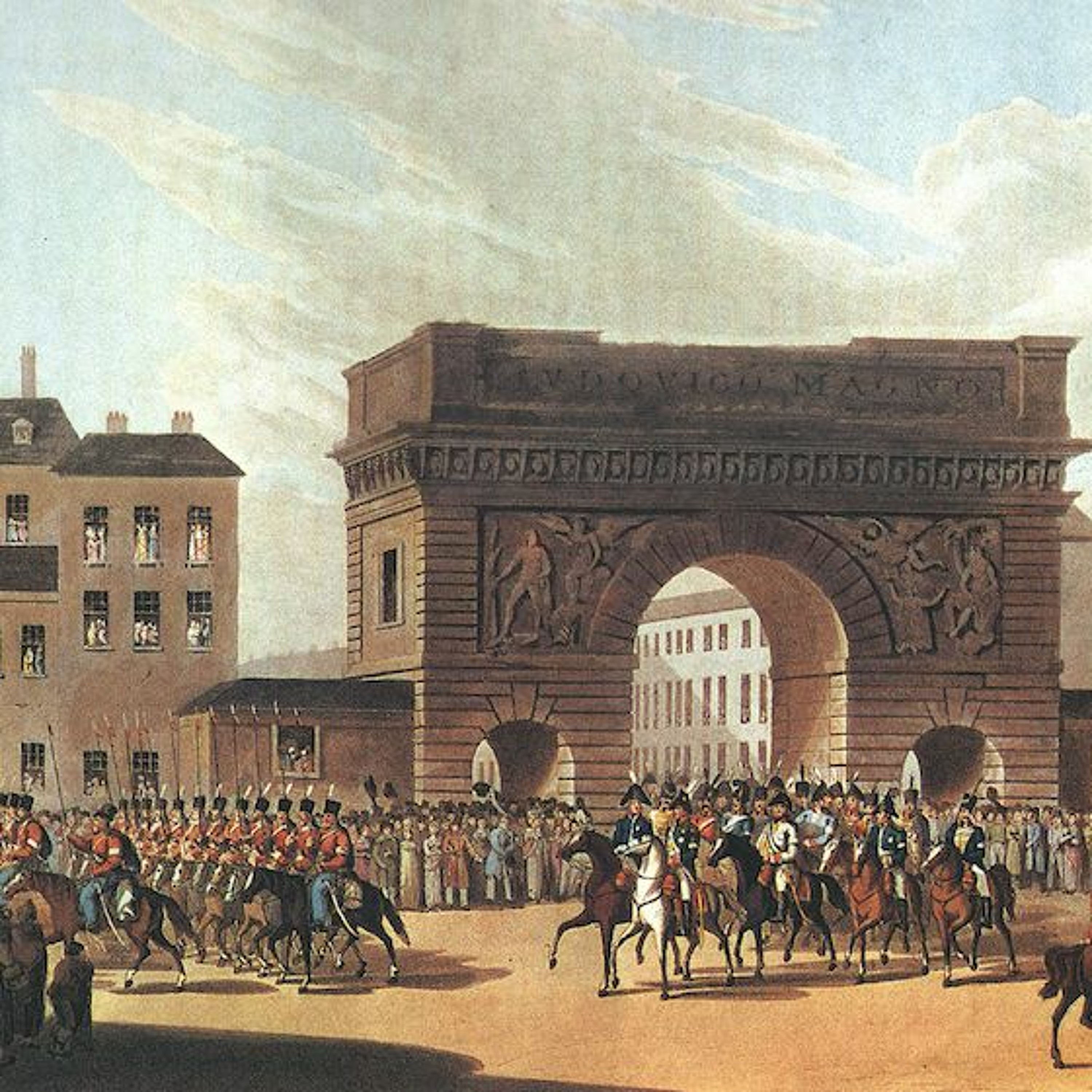 Русская армия в париже в 1814 году. Вступление русских войск в Париж 1814. Русские войска входят в Париж 1814.