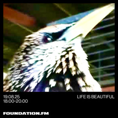 life is beautiful + aloisius w/ isaiah hull & THE NARRATOR - 19.08.2025 - foundation.fm