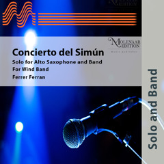 Concierto del Simún Solo for Alto Saxophone and Band - Ferrer Ferran
