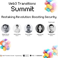 Web3 Transitions Summit 2024 | Restaking Revolution: Boosting Security