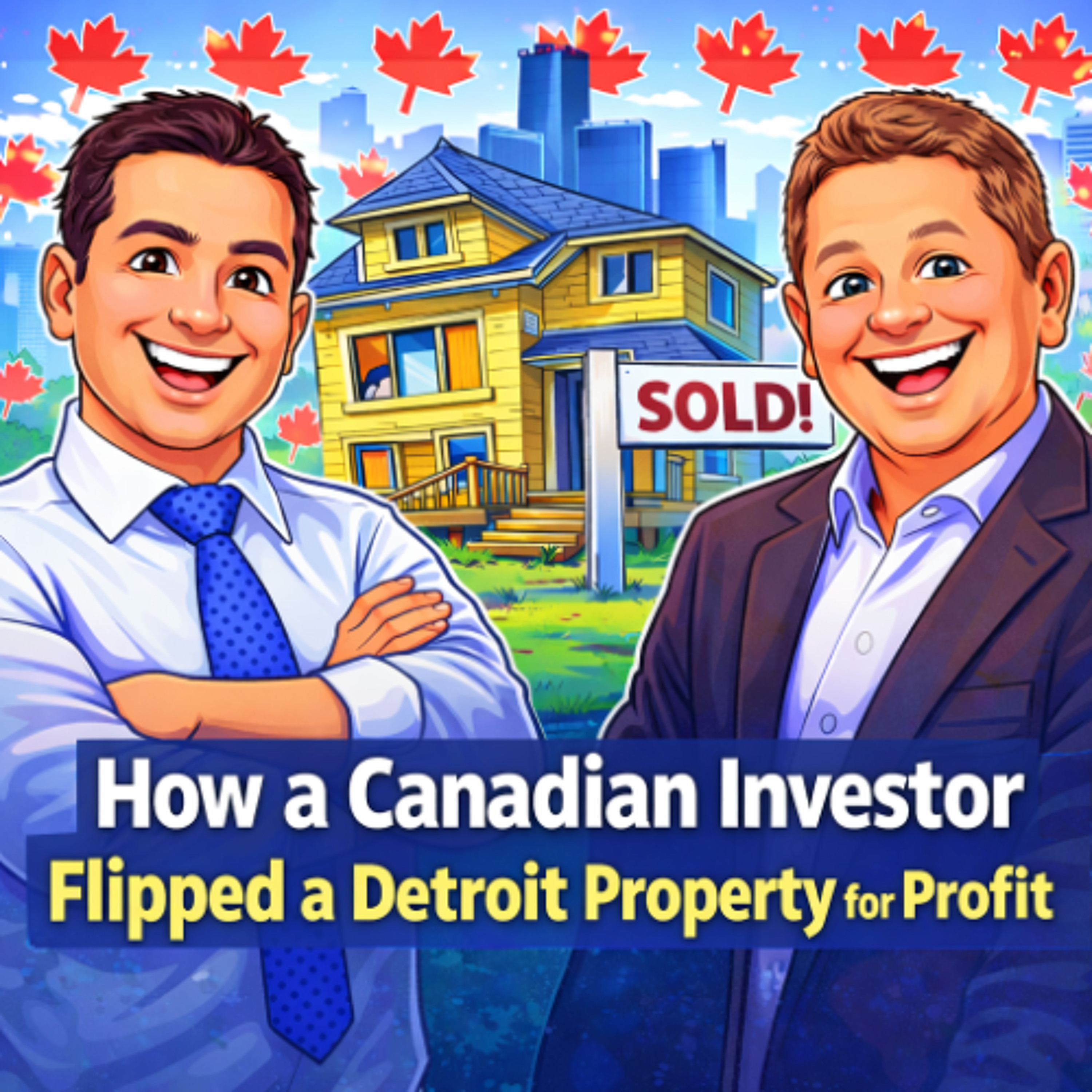 EP416 How a Canadian Investor Flipped a Detroit Property for Profit with Ruslan Benco