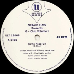 Gerald Elms - Gotta Keep On (1997)
