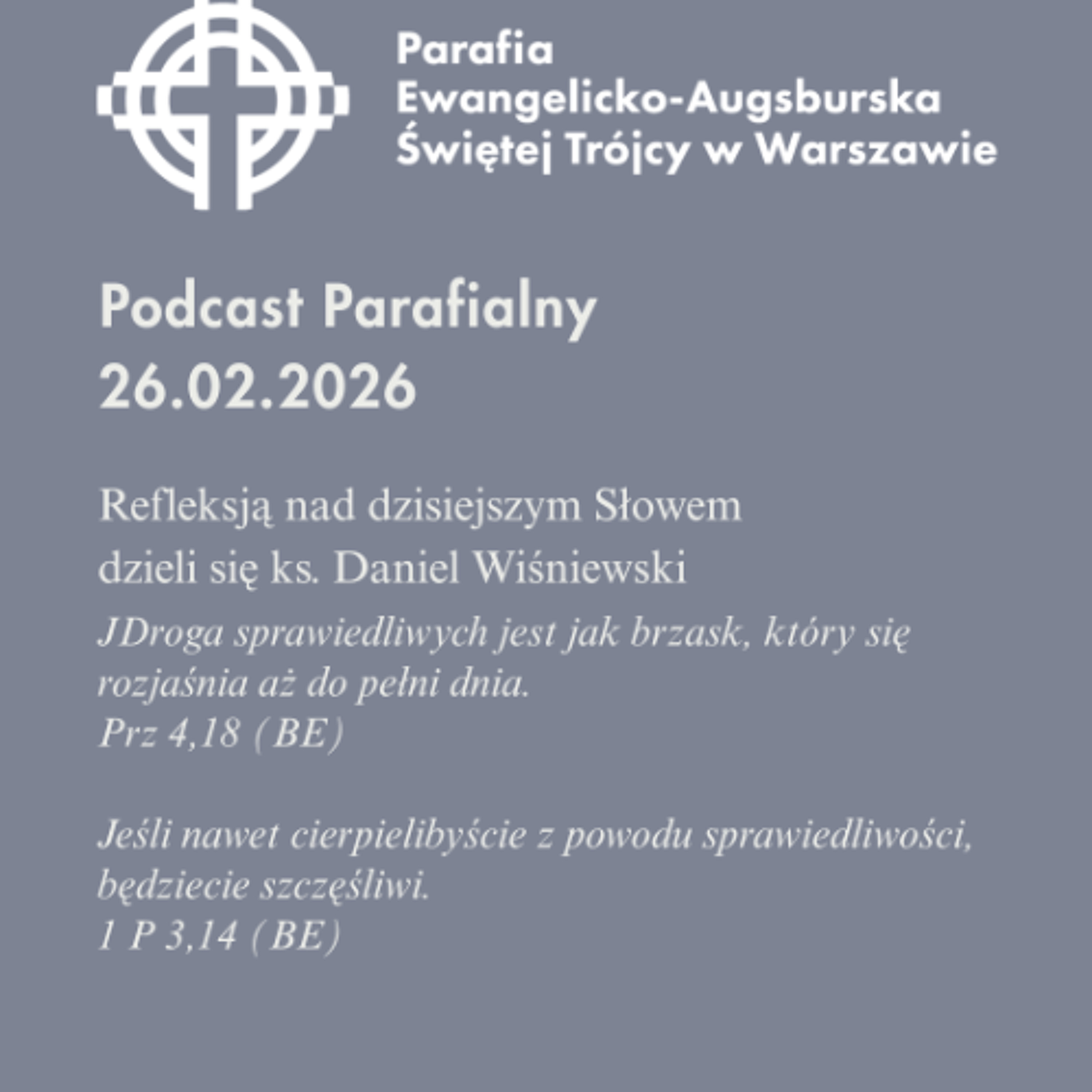Poranek ze Słowem na dzień 26 luty 2026r episode artwork