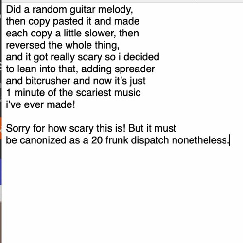 1 Minute Of Scary "Music"