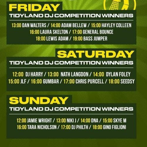 Tara Nicholson -Tidyland Weekender- Sunday- Queen Vic