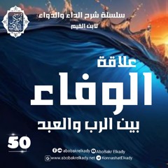 علاقة الوفاء بين الرب والعبد🩵|50- شرح الداء والدواء|د. أبوبكر القاضي