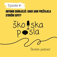 1. epizoda | Antonia Babojelić: Kako sam preživjela stručni ispit?