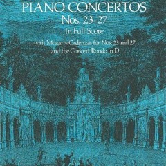 Read PDF EBOOK EPUB KINDLE Piano Concertos Nos. 23-27 in Full Score (Dover Orchestral