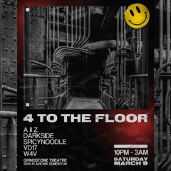 LIVE @ 4 To The Floor [EP27] (Dark Driving Techno)