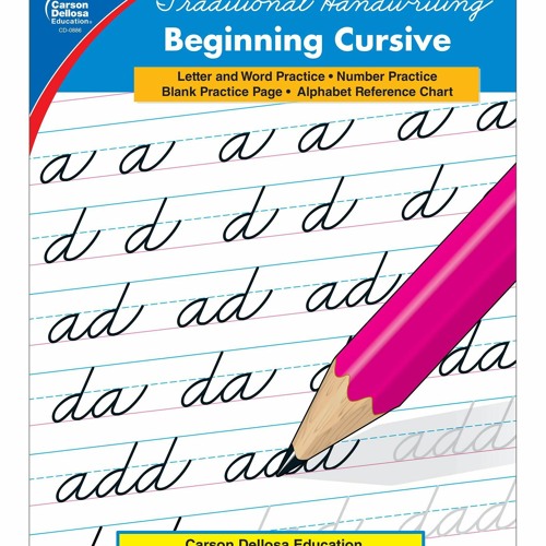 Stream [PDF] Beginning Cursive Handwriting Workbook For Kids, Letter ...
