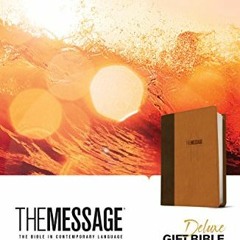 free EBOOK ☑️ The Message Deluxe Gift Bible (Leather-Look, Brown/Saddle Tan): The Bib