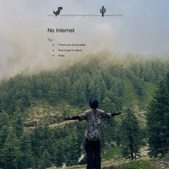 No internet 🚫 .. Only ☮ + 🕎