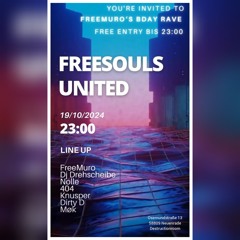 FreeSoulsRaves // Destructionroom Neuenrade // 19.10.24