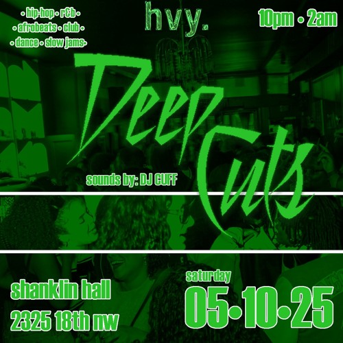 DeepCuts Vol. II set 5/10/2025