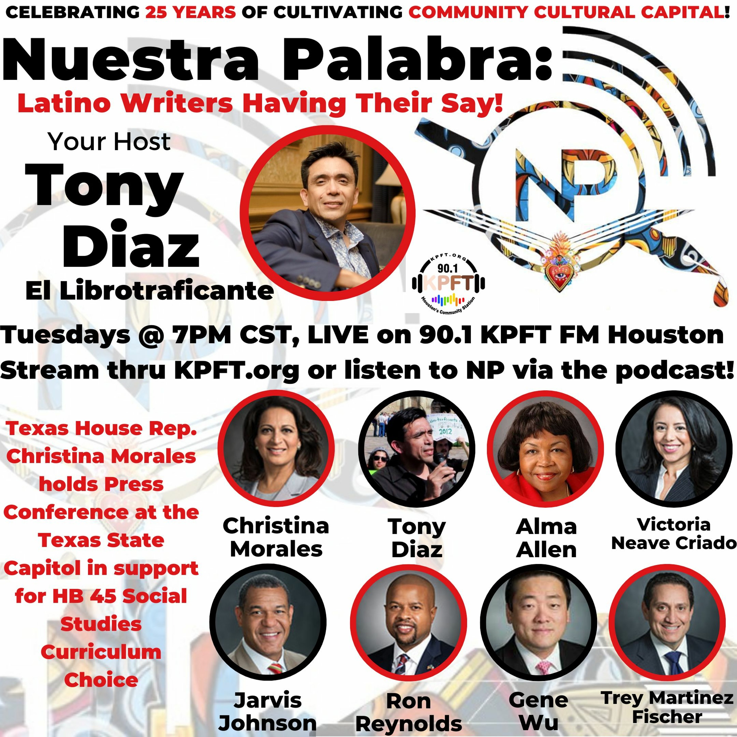 Nuestra Palabra: Latino Writers Have Their Say w/ Tony Diaz