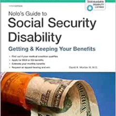 [FREE] PDF √ Nolo's Guide to Social Security Disability: Getting & Keeping Your Benef