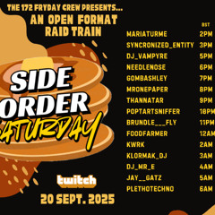 Side Order Saturday/Multigenre mixeroni, a lot of orders!