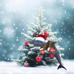 Dolphin Christmas