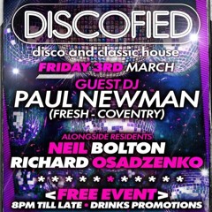 Discofied - 3rd March 2023 - Indigo Bar - Get Down Get Funky Mix