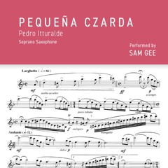 Pequeña Czarda (for Soprano Sax)