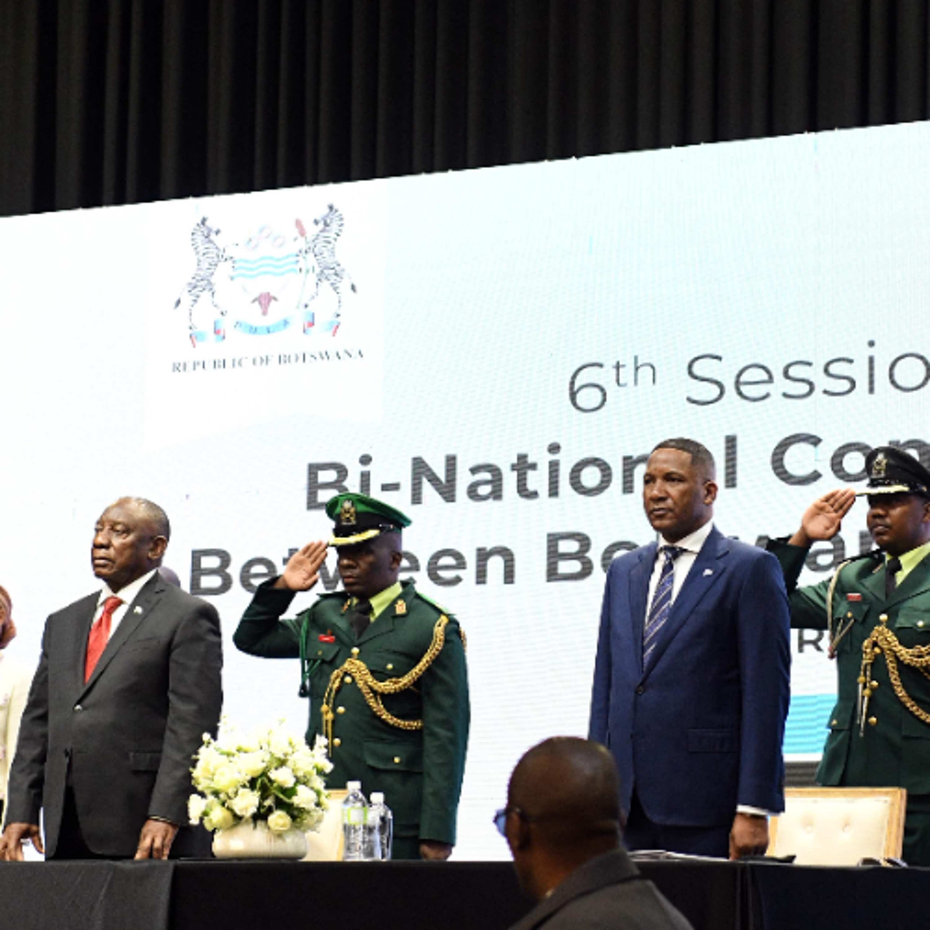 Closing Ceremony of the 6th Session of South Africa-Botswana Bi-National Commission in Gaborone