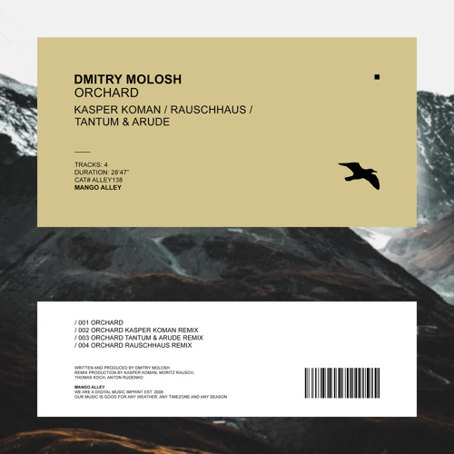 Premiere: Dmitry Molosh - Orchard (Tantum & Arude Remix) [Mango Alley]