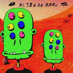 Alien on mars