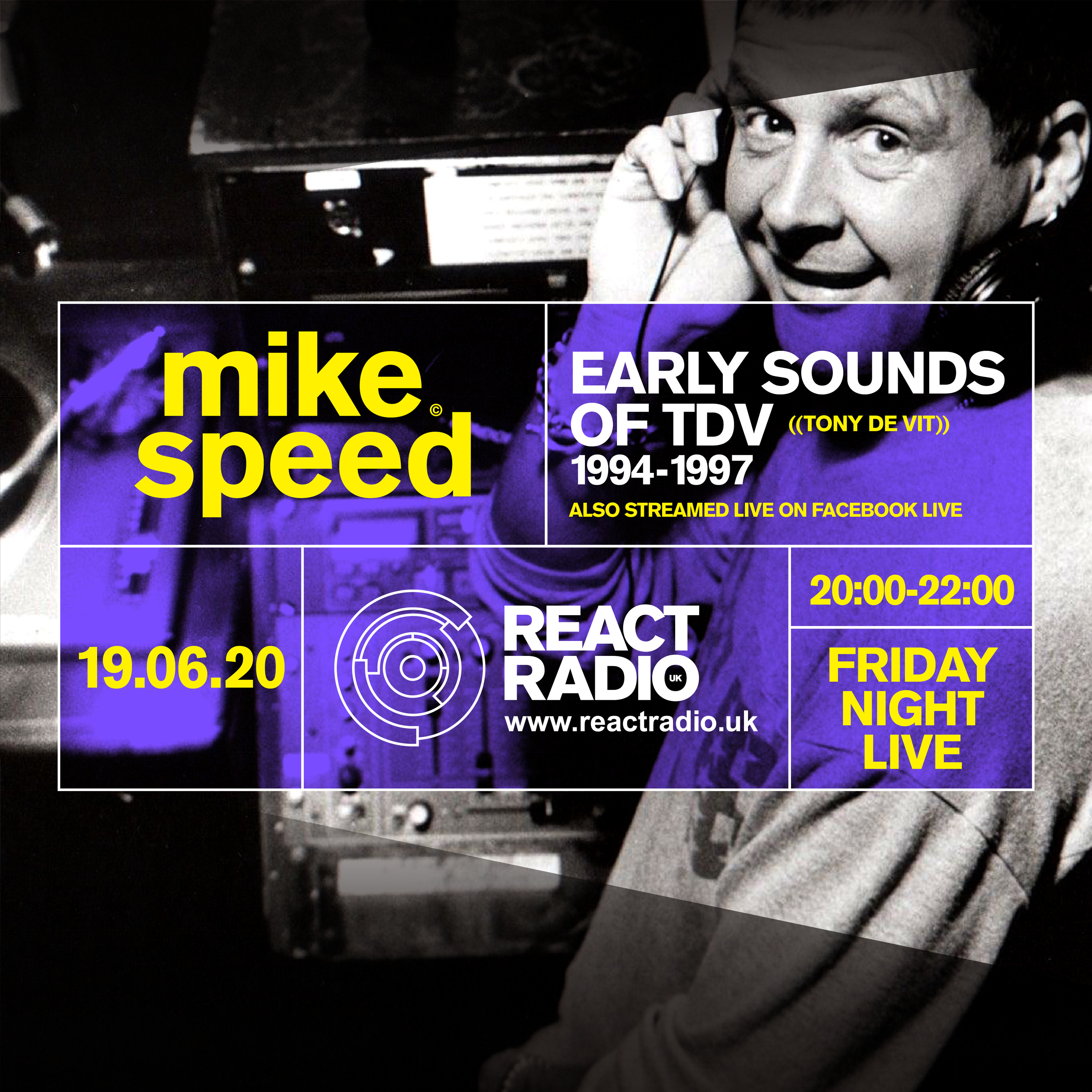 Mike Speed | React Radio UK Show | www.reactradio.uk | Underground & Oldskool Beats