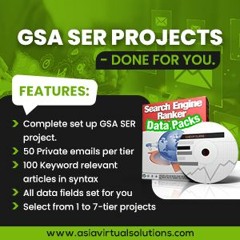 GSA Search Engine Ranker Project - Done For You