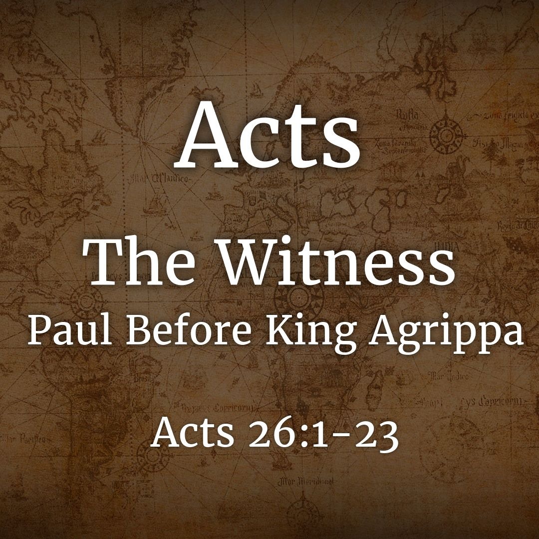 The Witness - Paul Before King Agrippa