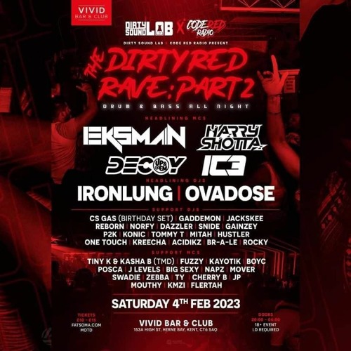 Stream Harry Shotta And Flyte DJ'S Reborn B2B Acidikz Dirty Red Rave