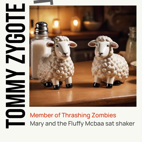 Mary and The Fluffy McBaa Salt Shaker