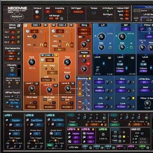 Pearls 04,  06, 07 - Neodyne Presets (with eurorack bass+drums)