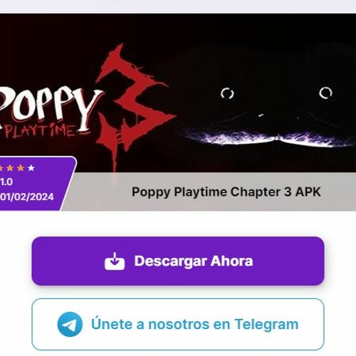 poppy playtime chapter 3 mobile download mediafıre link apk