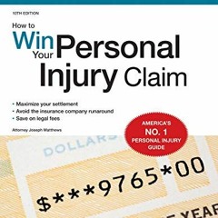 %@ How to Win Your Personal Injury Claim %Digital@