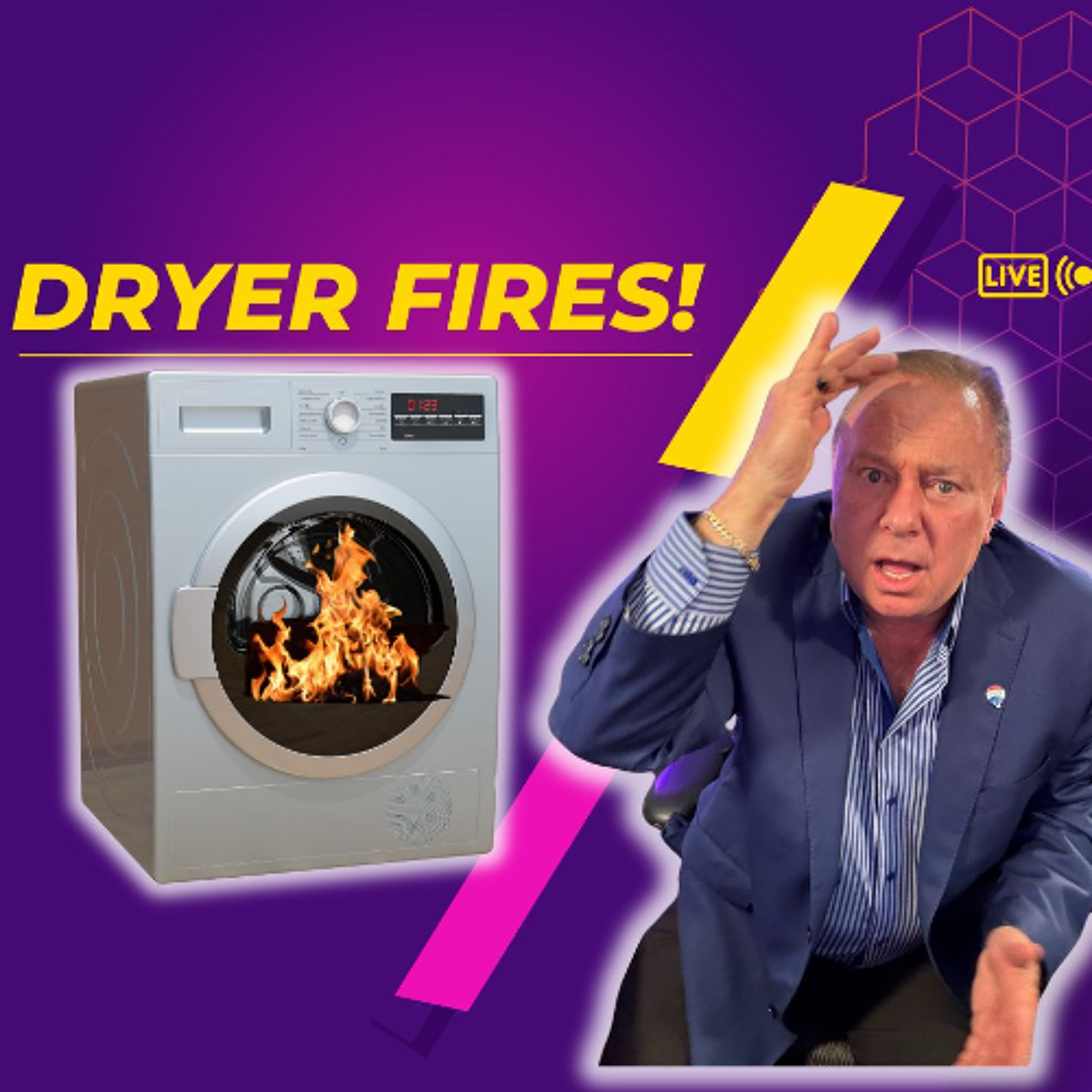The Hidden Danger in Your Dryer That Could Burn Your House Down and your questions answered! episode artwork