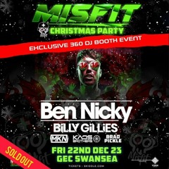 Brad Pickle Live @ GEC, Swansea - Ben Nicky Misfits 22.12.23
