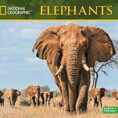 ACCESS [EPUB KINDLE PDF EBOOK] National Geographic Elephants 2018 Wall Calendar by  National Geograp