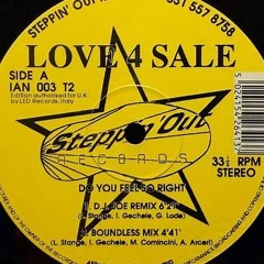LOVE FOR SALE -  Do you feel so right MAY24 REMIX