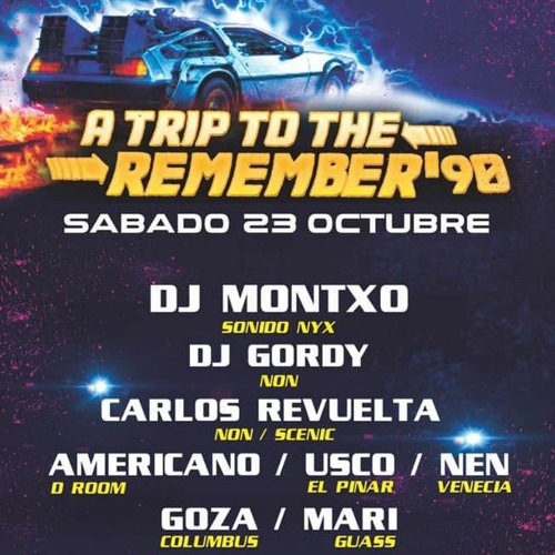 DJ GORDY - NON -  A TRIP TO THE REMEMBER - SABADO 23 DE OCTUBRE 2021 - SESSION EN DIRECTO