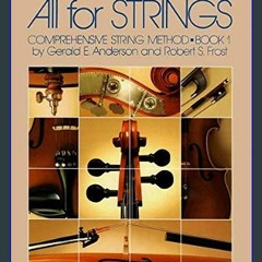 {READ/DOWNLOAD} 💖 78VN - All for Strings - Book 1 - Violin Full Book