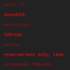 Live Set at Hearsay New York March 27th 2024