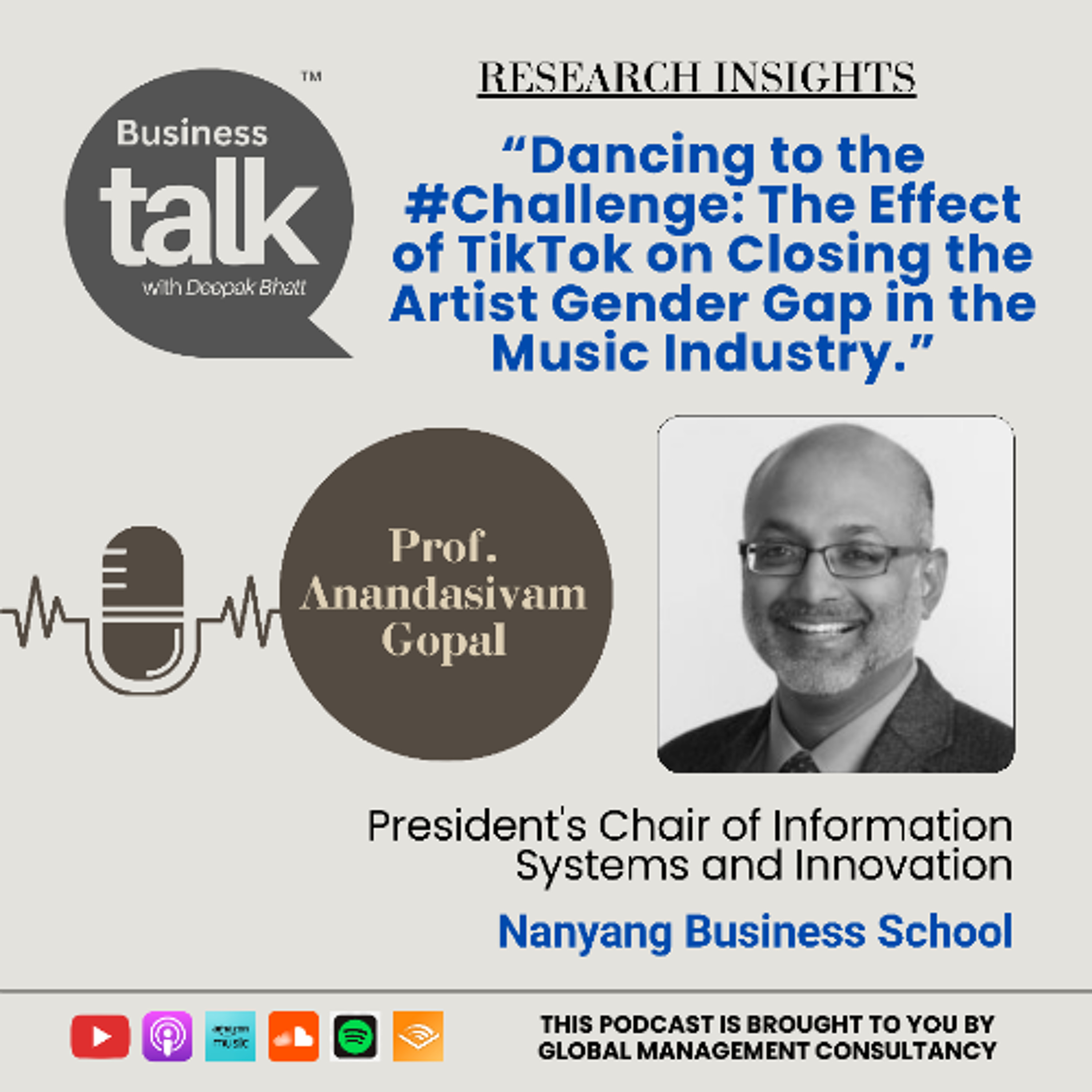 Can TikTok Dance Challenges Boost Women Artists? Research Insights with Dr. Anandasivam Gopal episode artwork