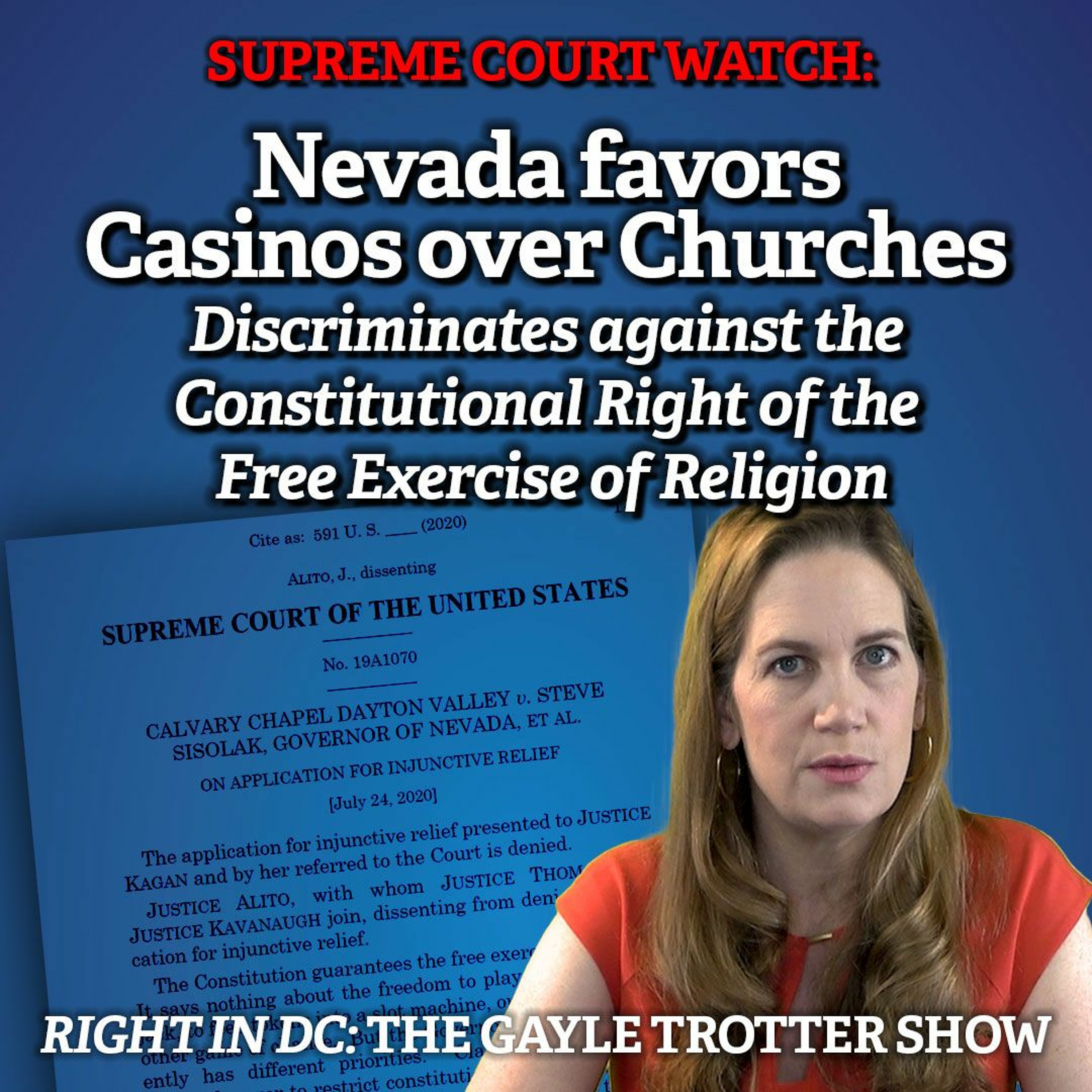 Nevada favors Casinos over Churches; Discriminates against Right of Free Exercise of Religion episode artwork