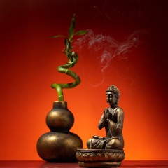 Jardin Zen au Crépuscule