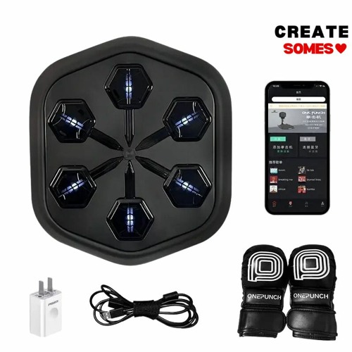 ボクシング one punch boxing machine Amazon.com : ONEPUNCH 2024 New Smart Music Boxing Machine