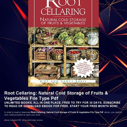 Stream FULL PAGE Root Cellaring: Natural Cold Storage of Fruits ...