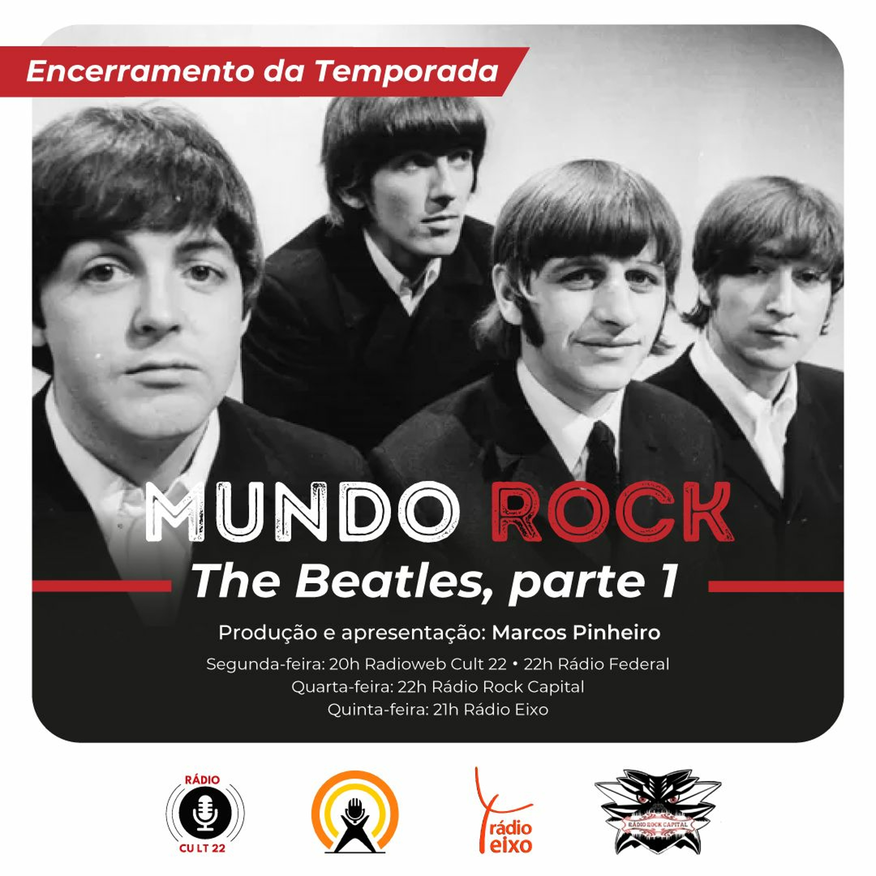 MUNDO ROCK - ESPECIAL THE BEATLES, PARTE 1 (3 A 9.10.2022) episode artwork